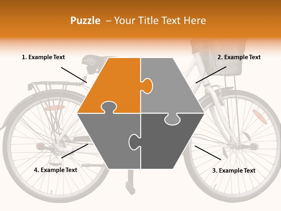 Biking Abandoned Cycle PowerPoint Template