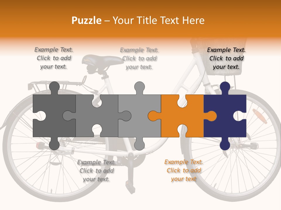 Biking Abandoned Cycle PowerPoint Template