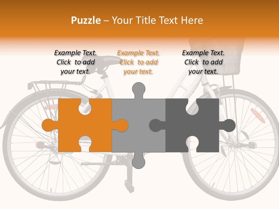 Biking Abandoned Cycle PowerPoint Template