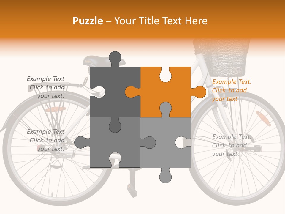 Biking Abandoned Cycle PowerPoint Template