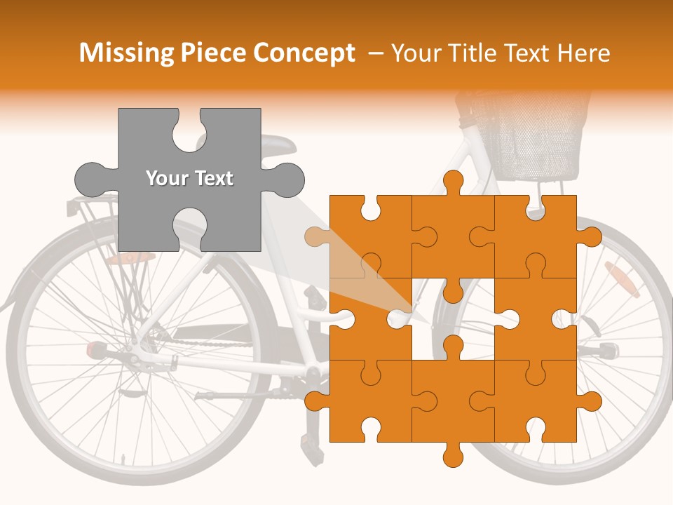 Biking Abandoned Cycle PowerPoint Template