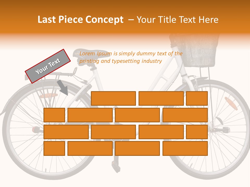 Biking Abandoned Cycle PowerPoint Template
