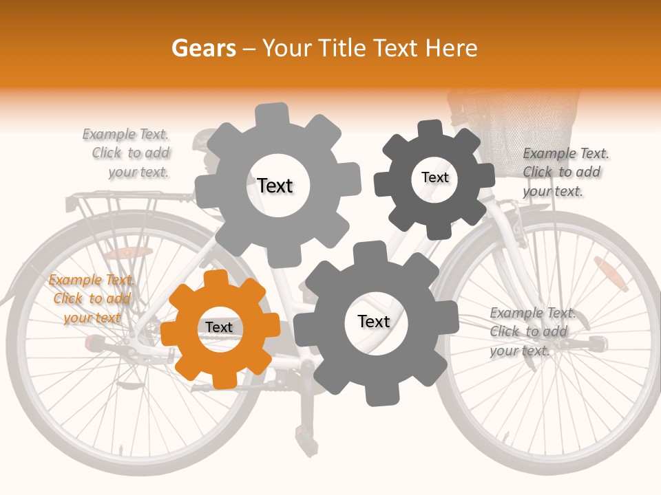 Biking Abandoned Cycle PowerPoint Template