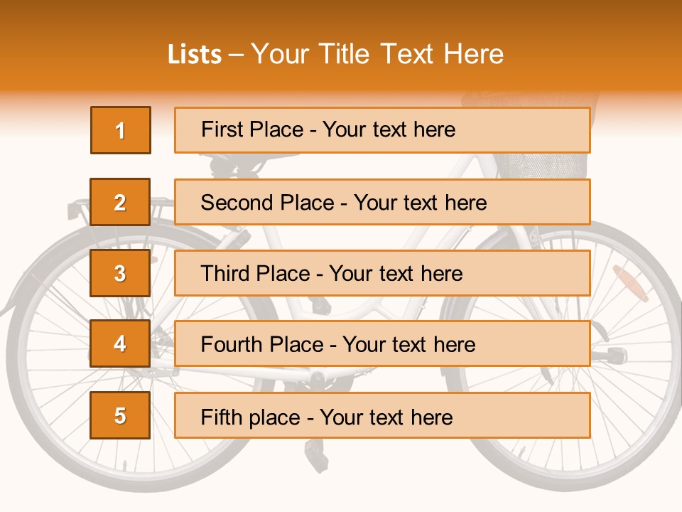 Biking Abandoned Cycle PowerPoint Template