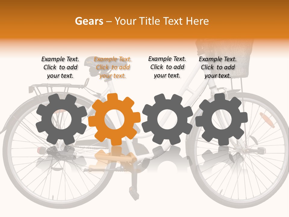 Biking Abandoned Cycle PowerPoint Template