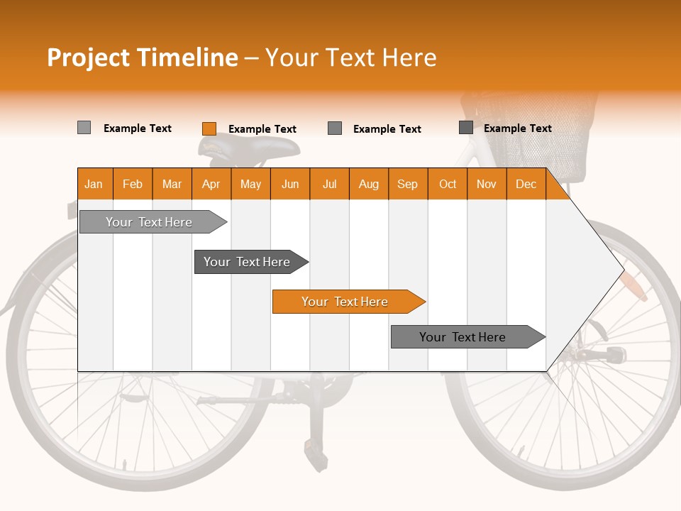 Biking Abandoned Cycle PowerPoint Template