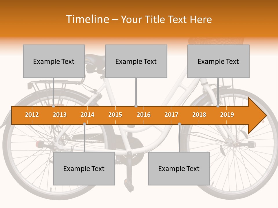 Biking Abandoned Cycle PowerPoint Template