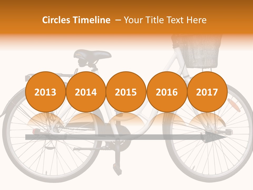 Biking Abandoned Cycle PowerPoint Template