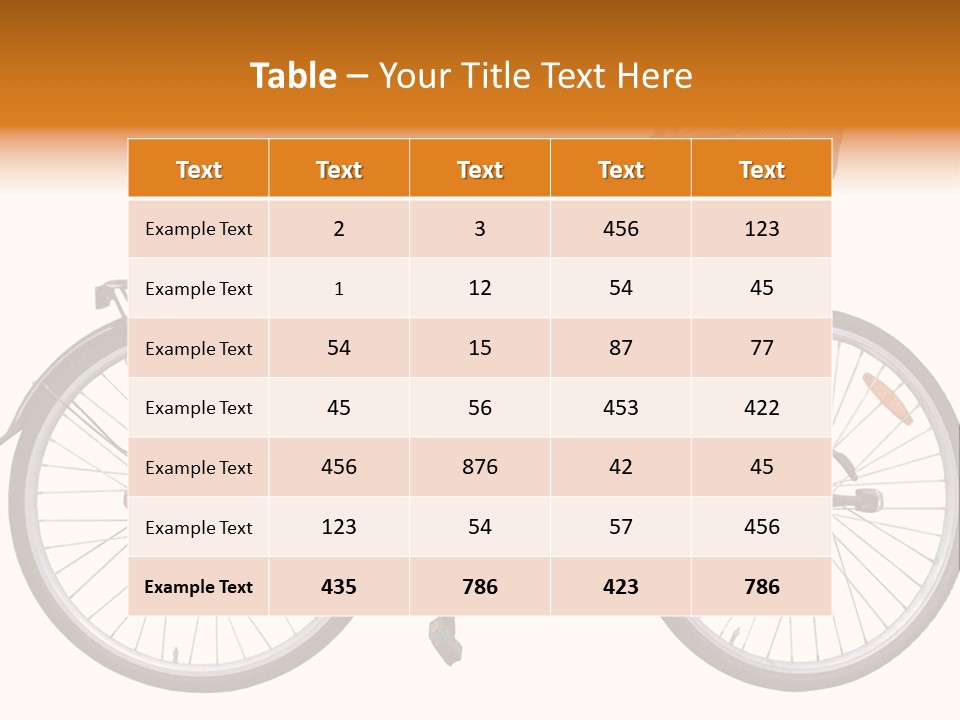 Biking Abandoned Cycle PowerPoint Template