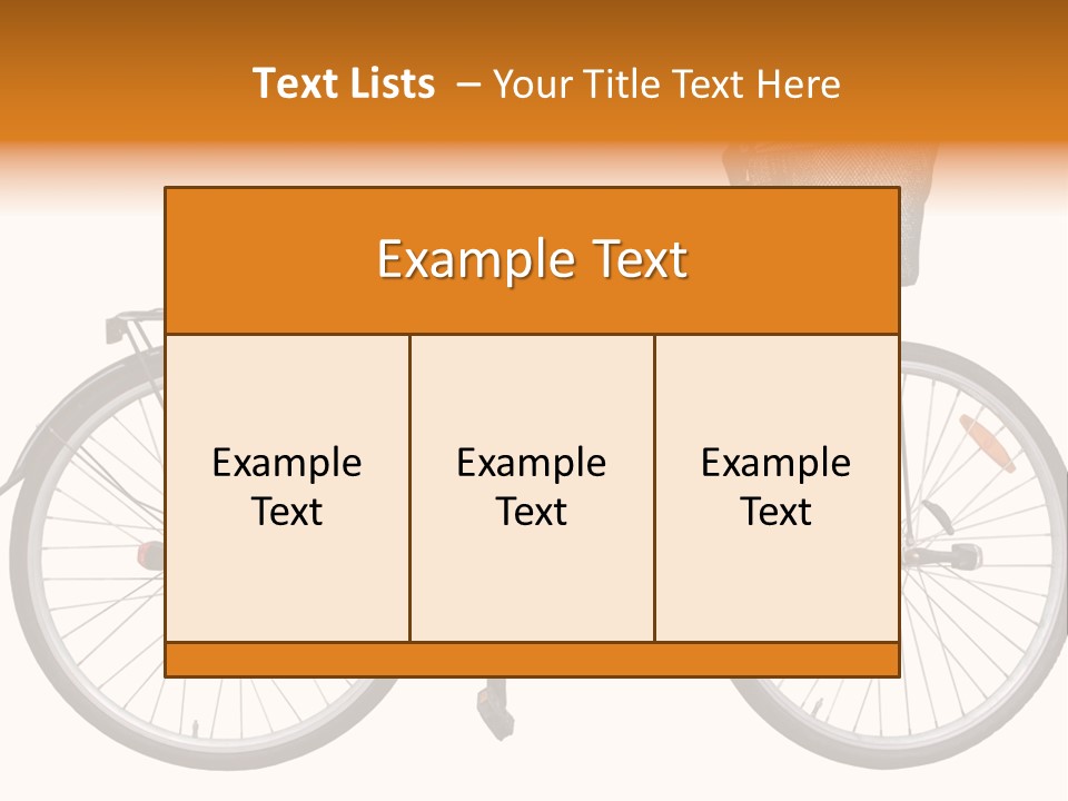 Biking Abandoned Cycle PowerPoint Template