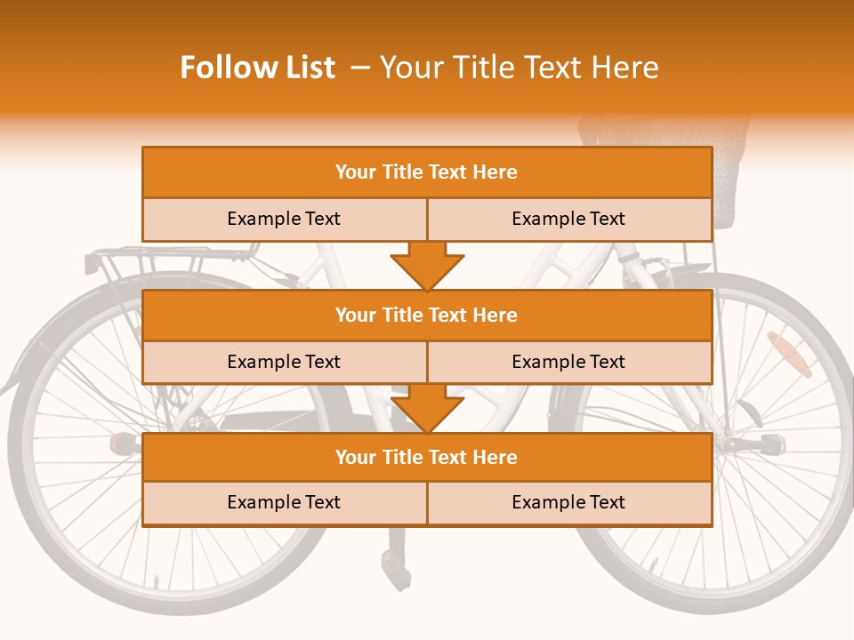 Biking Abandoned Cycle PowerPoint Template