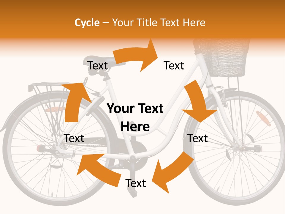 Biking Abandoned Cycle PowerPoint Template