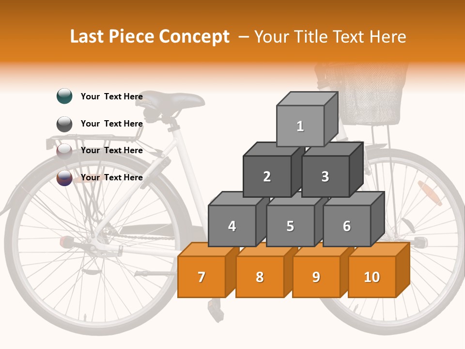 Biking Abandoned Cycle PowerPoint Template