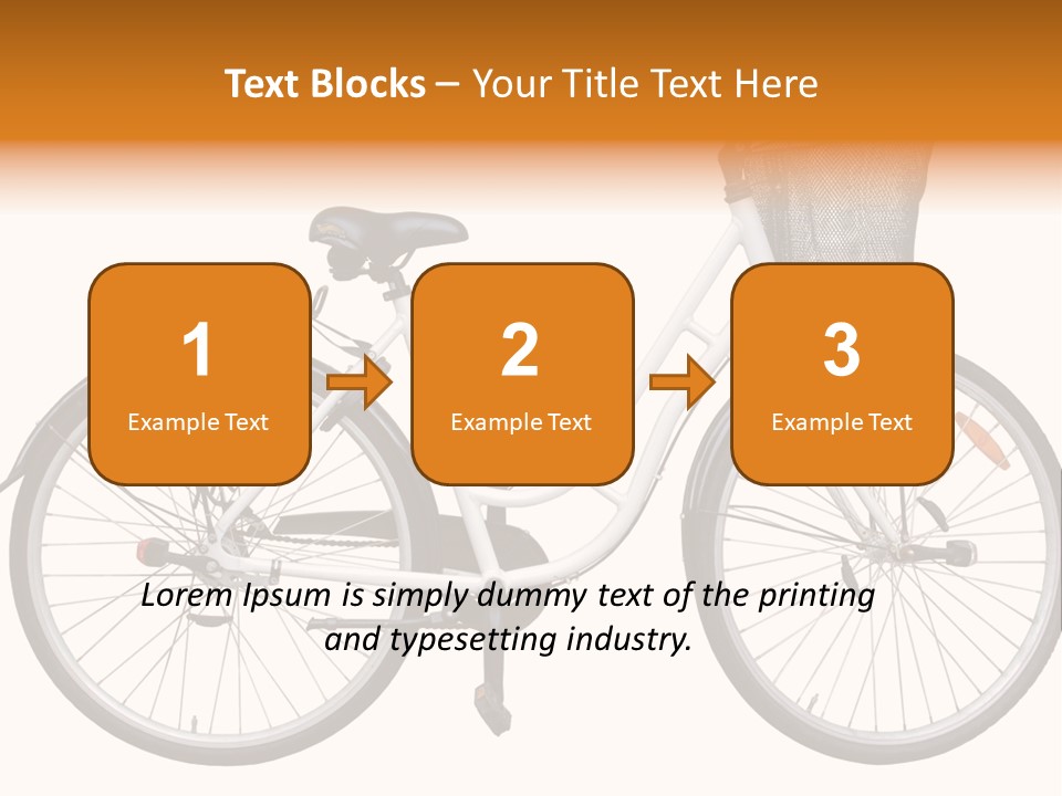 Biking Abandoned Cycle PowerPoint Template