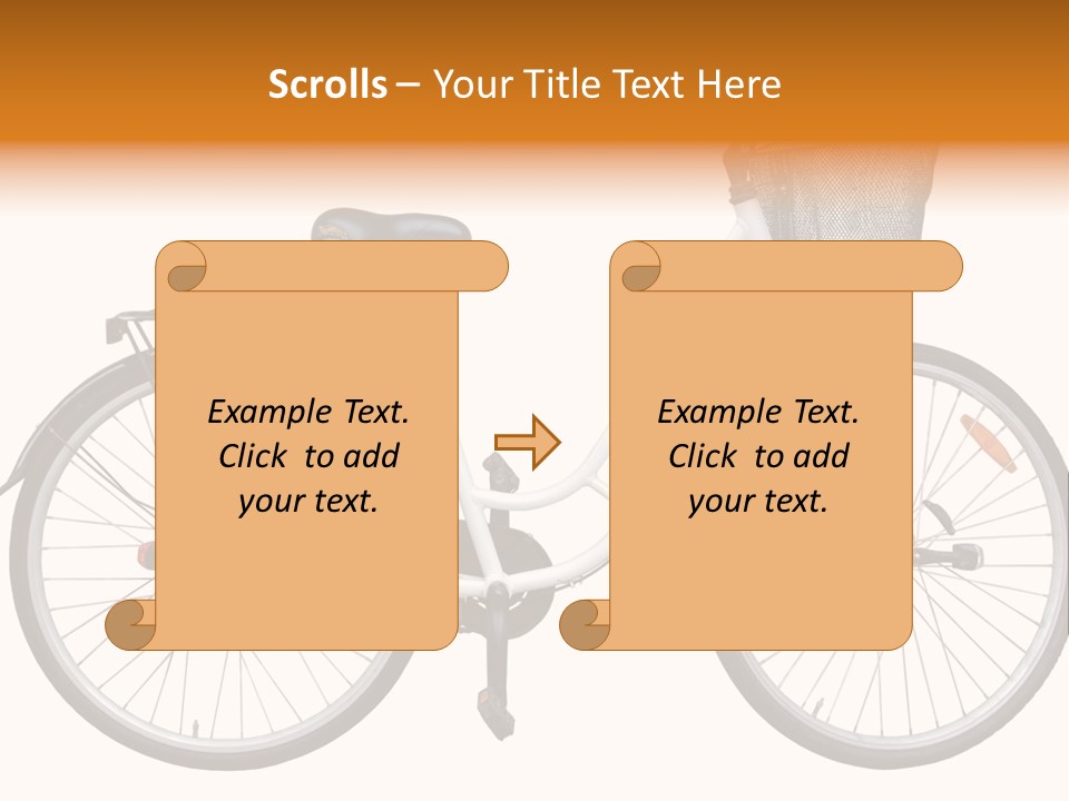 Biking Abandoned Cycle PowerPoint Template