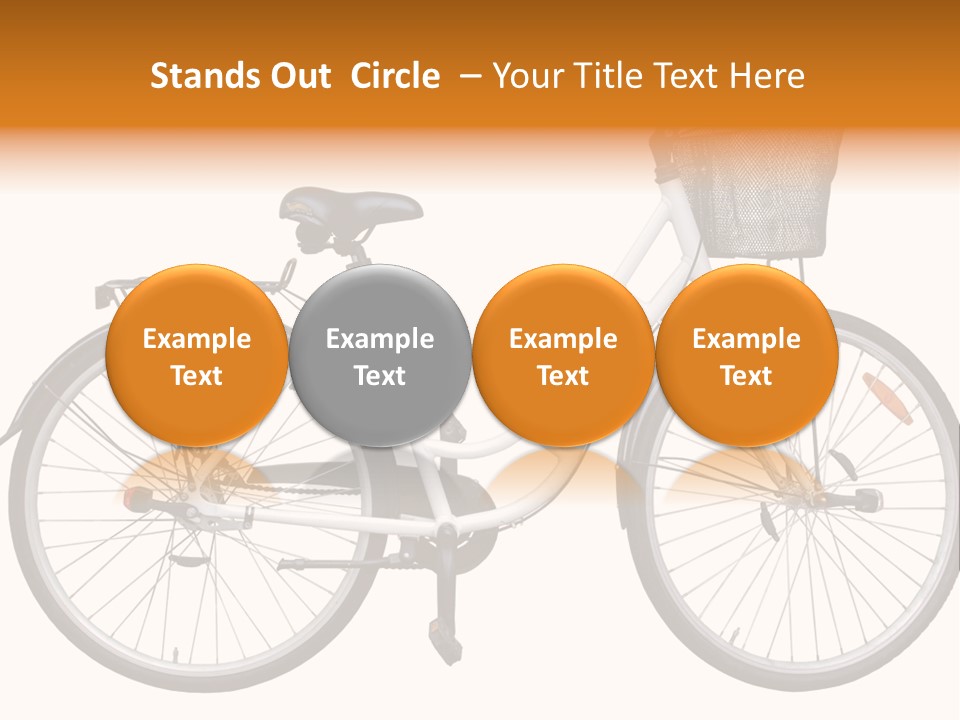 Biking Abandoned Cycle PowerPoint Template