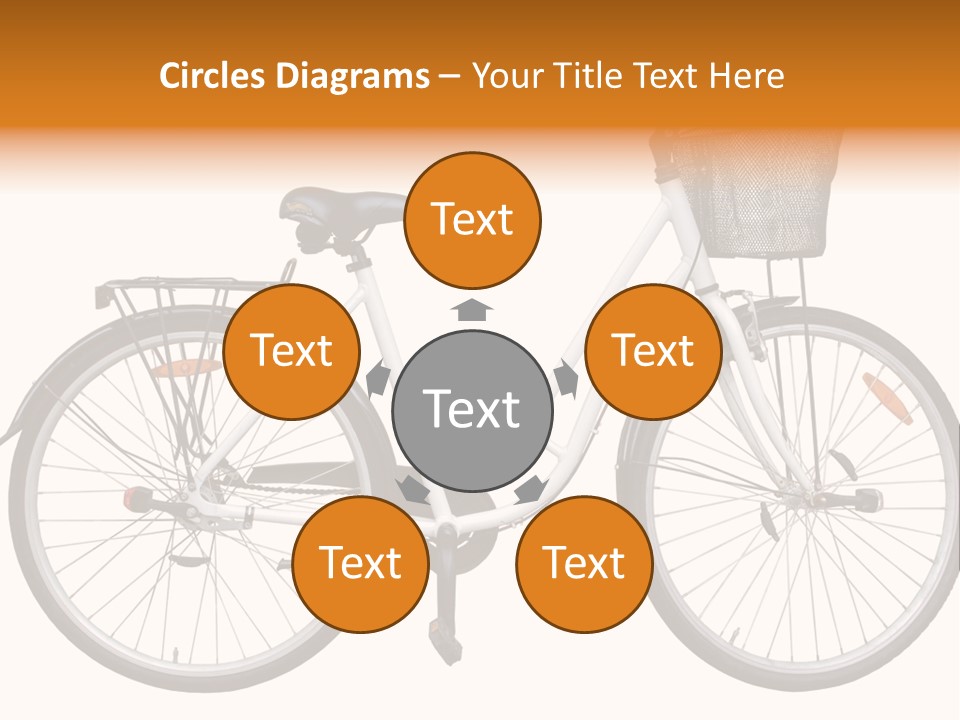Biking Abandoned Cycle PowerPoint Template