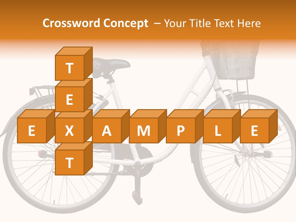Biking Abandoned Cycle PowerPoint Template