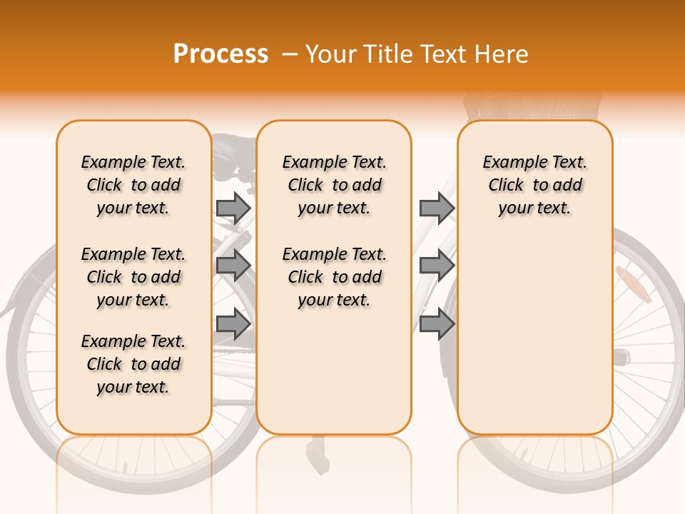 Biking Abandoned Cycle PowerPoint Template