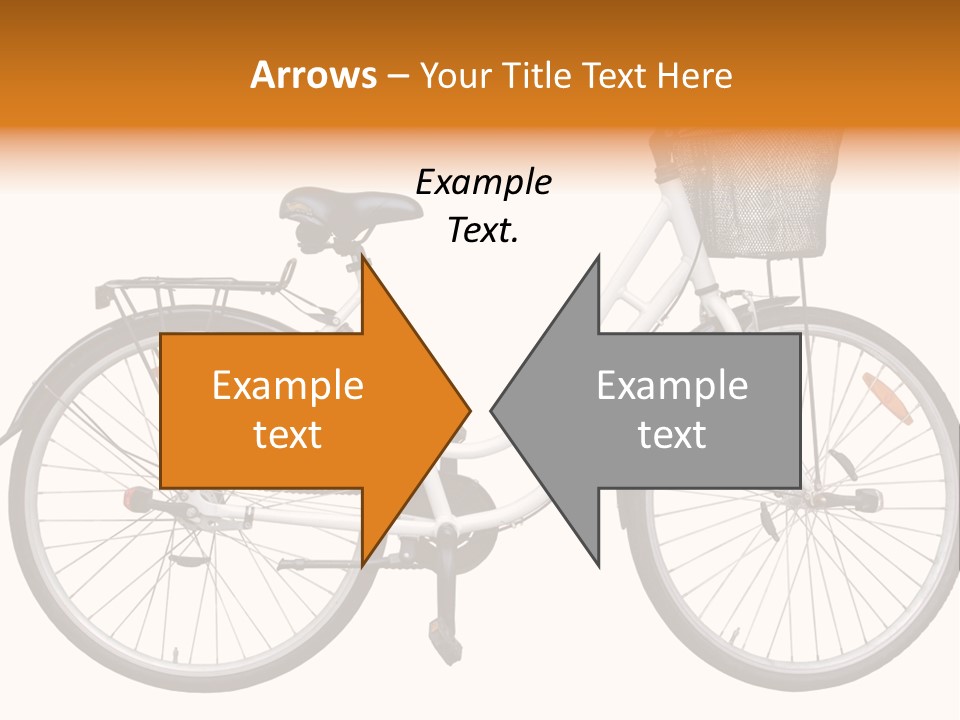 Biking Abandoned Cycle PowerPoint Template