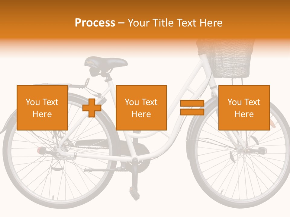Biking Abandoned Cycle PowerPoint Template