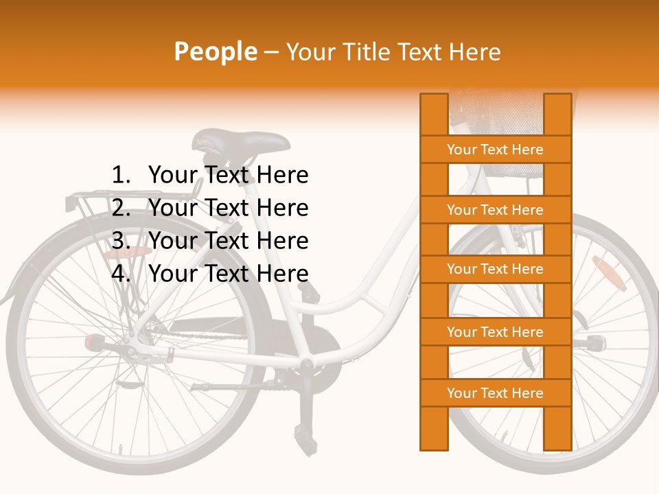 Biking Abandoned Cycle PowerPoint Template