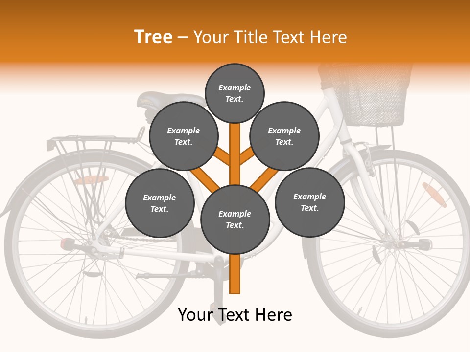 Biking Abandoned Cycle PowerPoint Template
