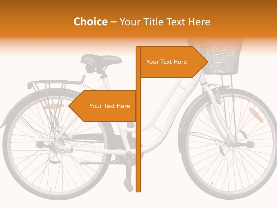 Biking Abandoned Cycle PowerPoint Template