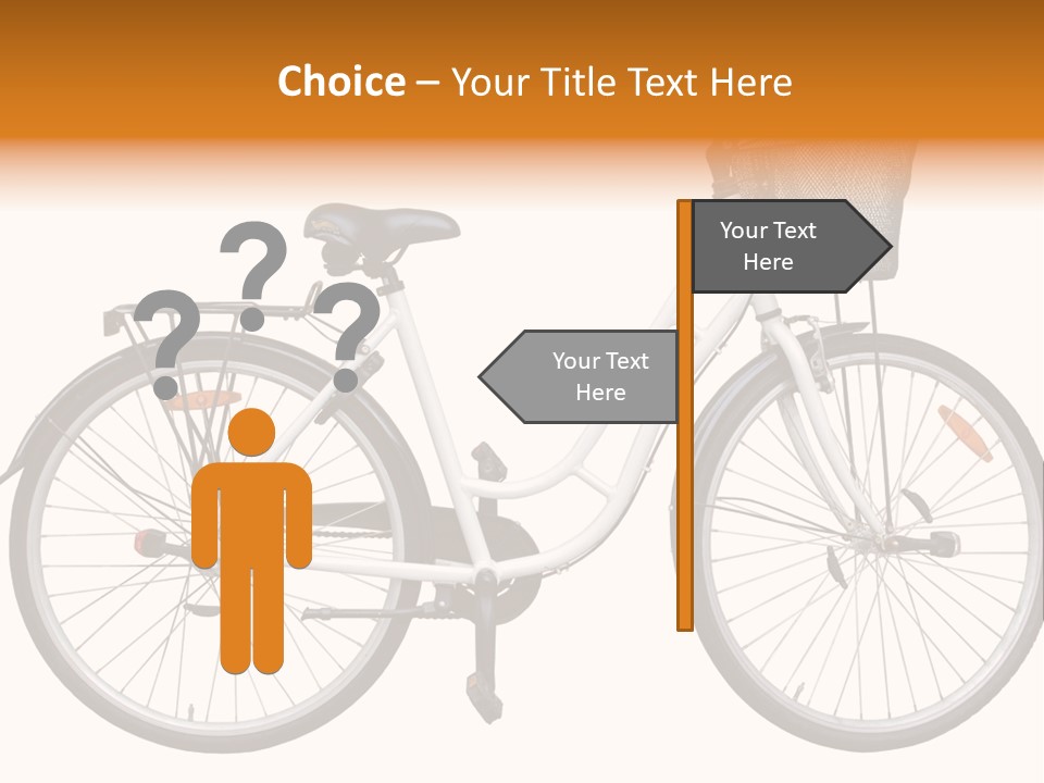 Biking Abandoned Cycle PowerPoint Template