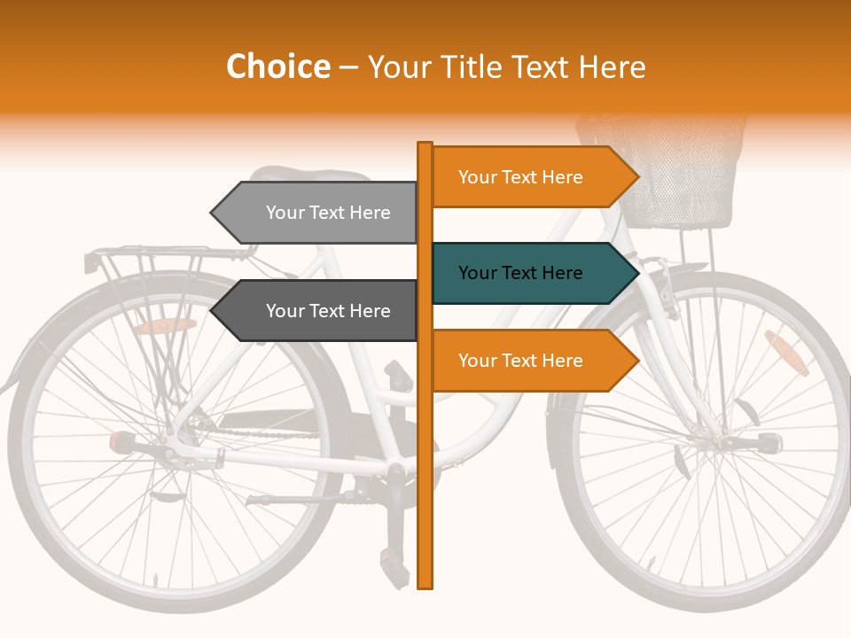 Biking Abandoned Cycle PowerPoint Template