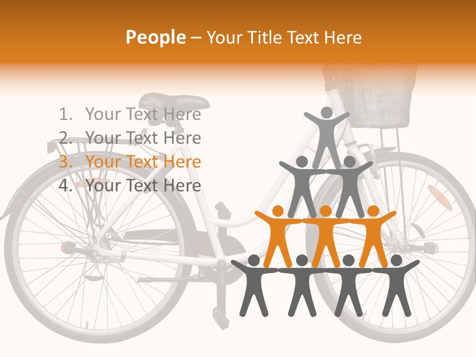 Biking Abandoned Cycle PowerPoint Template