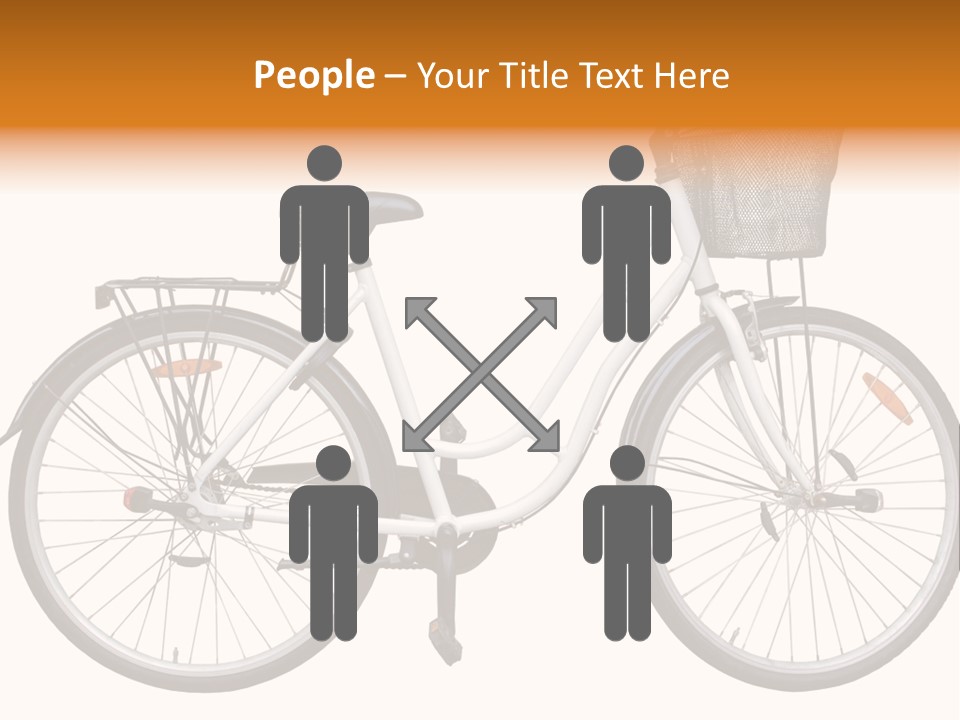 Biking Abandoned Cycle PowerPoint Template