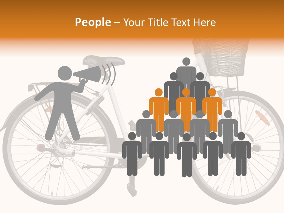 Biking Abandoned Cycle PowerPoint Template