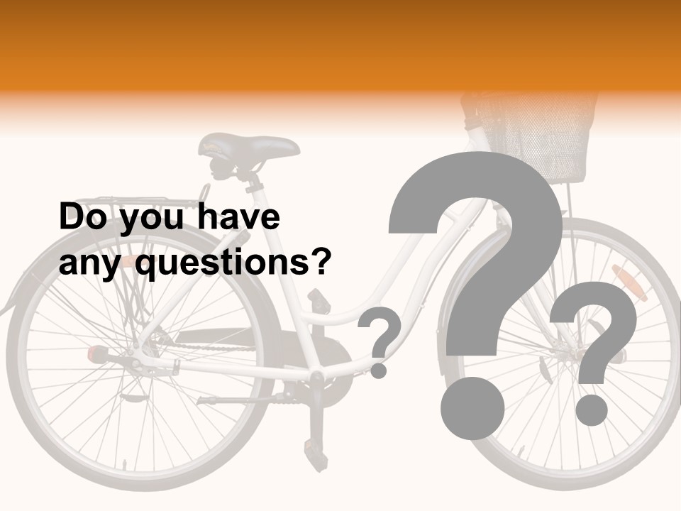 Biking Abandoned Cycle PowerPoint Template
