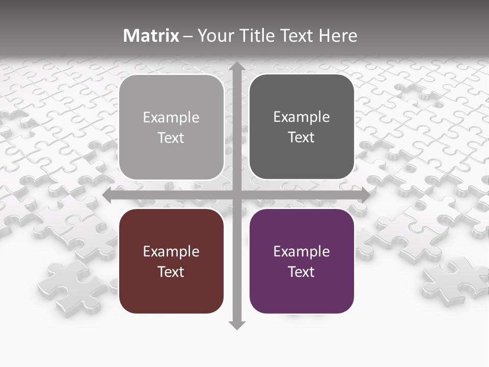 Solution Connection Piece PowerPoint Template