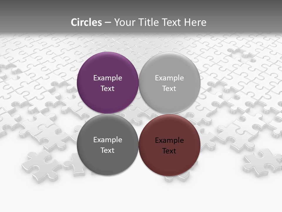 Solution Connection Piece PowerPoint Template