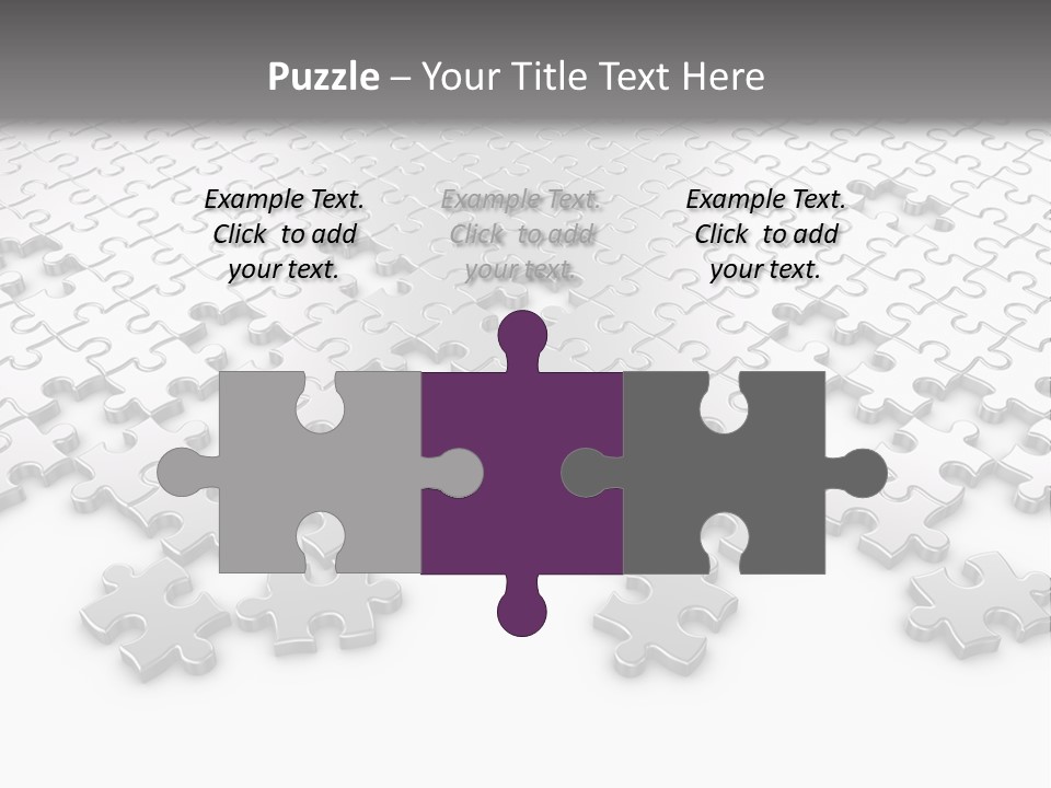 Solution Connection Piece PowerPoint Template