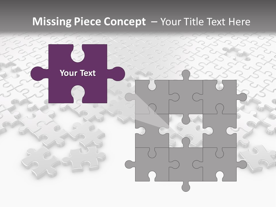 Solution Connection Piece PowerPoint Template