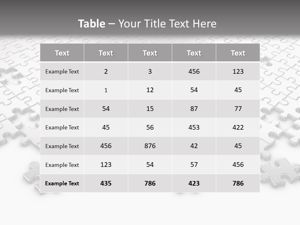 Solution Connection Piece PowerPoint Template