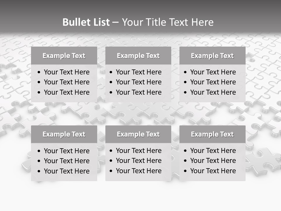 Solution Connection Piece PowerPoint Template