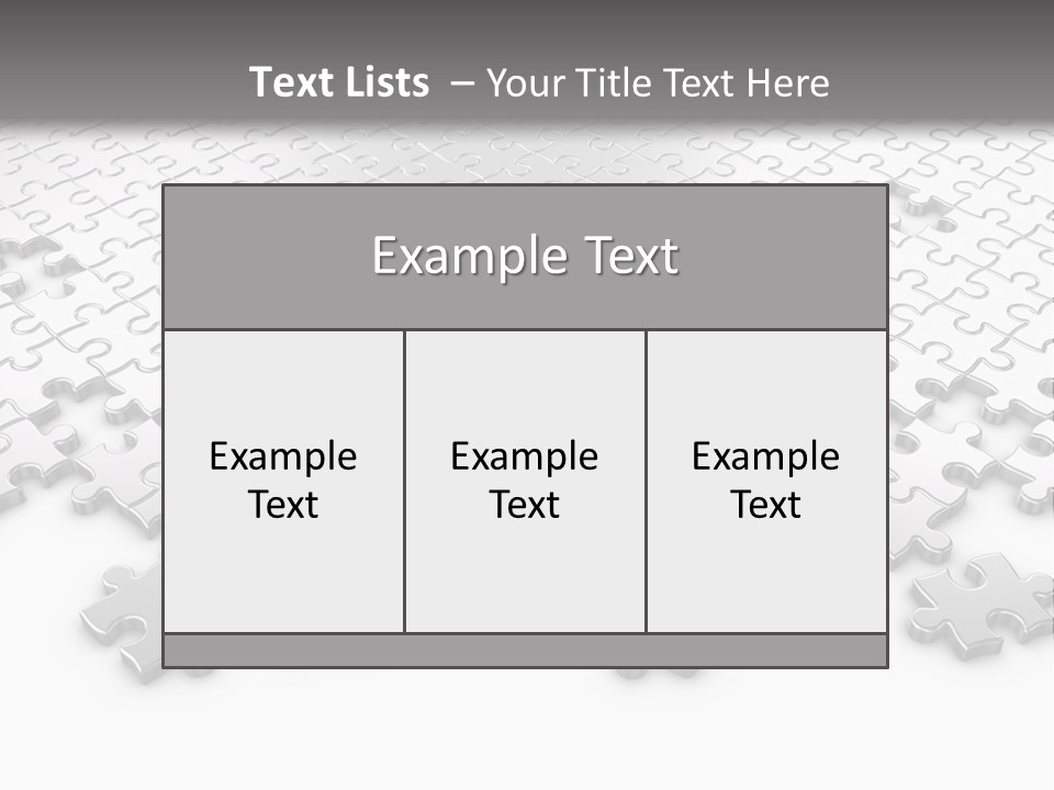 Solution Connection Piece PowerPoint Template