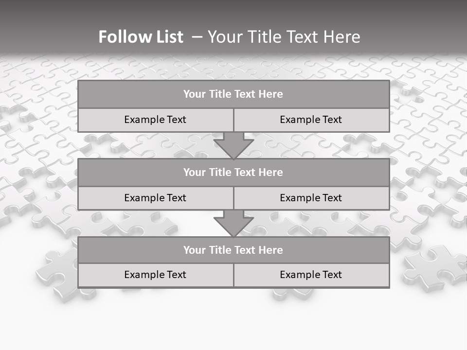 Solution Connection Piece PowerPoint Template