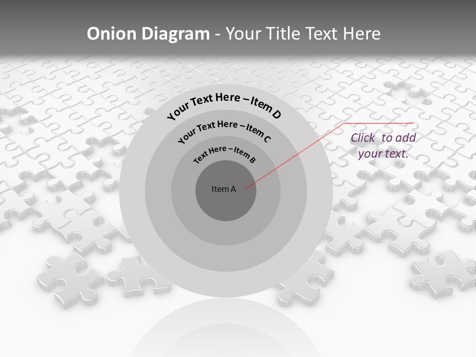 Solution Connection Piece PowerPoint Template