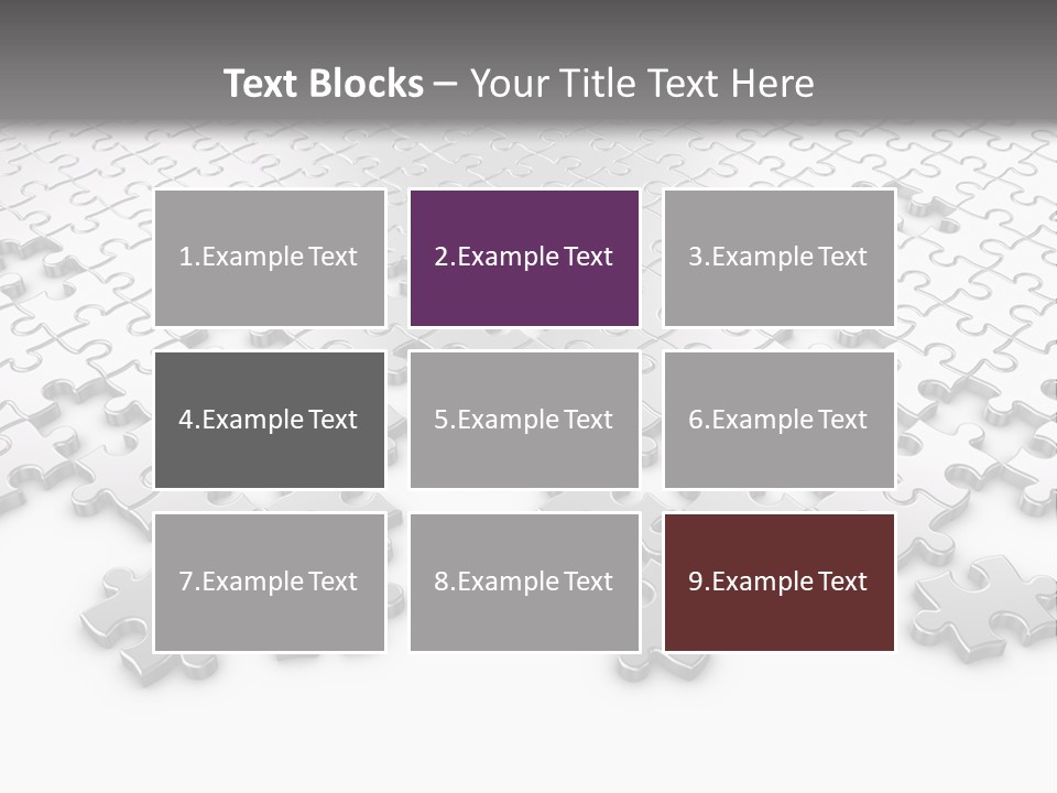 Solution Connection Piece PowerPoint Template