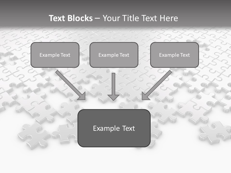Solution Connection Piece PowerPoint Template
