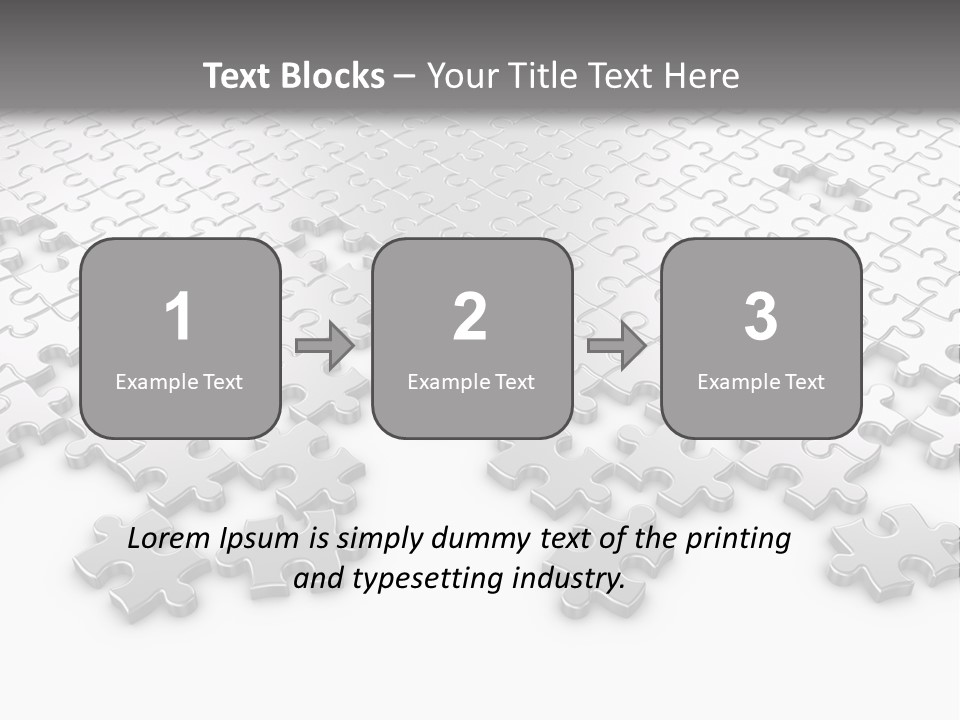 Solution Connection Piece PowerPoint Template