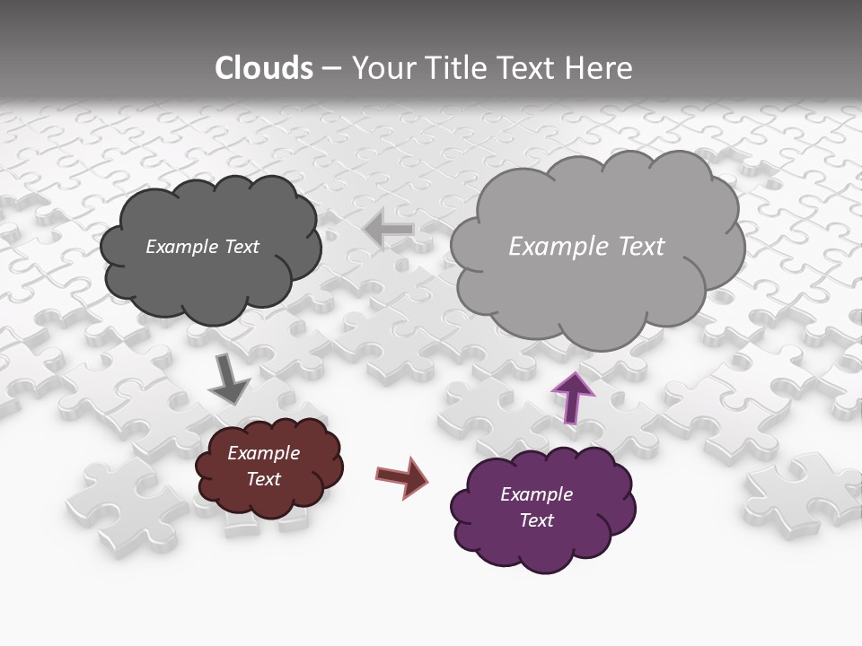 Solution Connection Piece PowerPoint Template