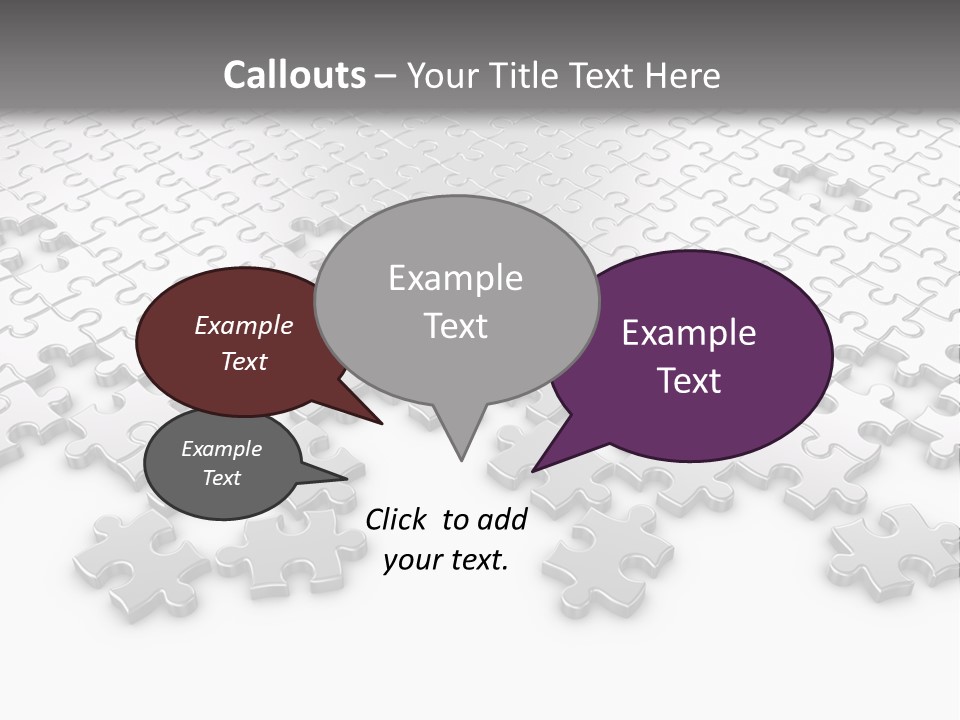 Solution Connection Piece PowerPoint Template