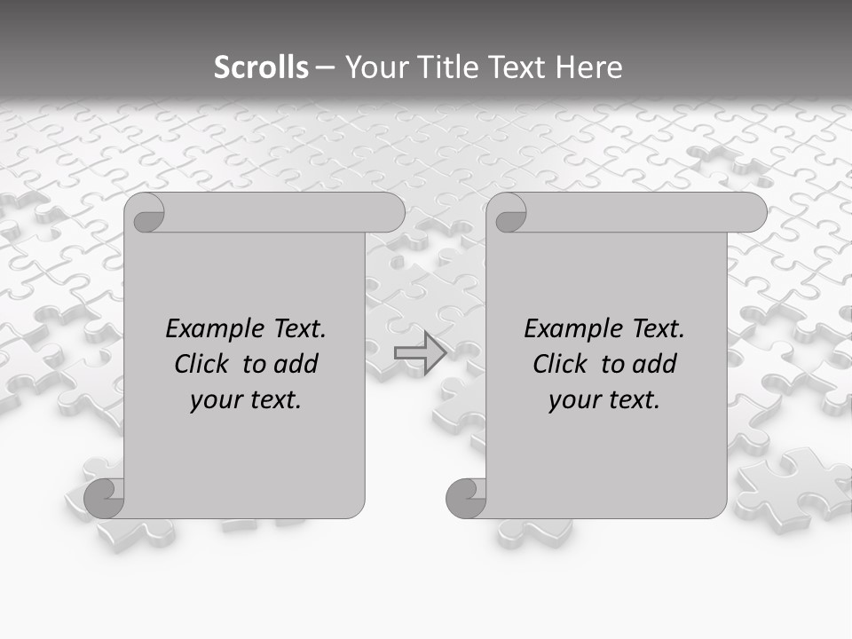 Solution Connection Piece PowerPoint Template