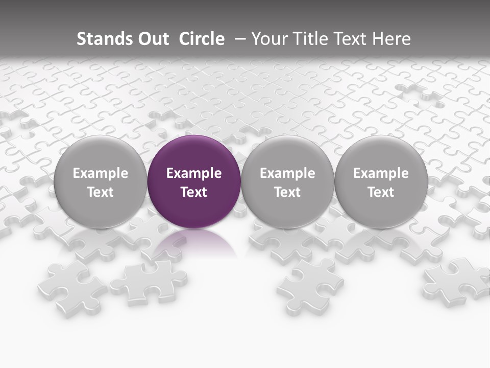 Solution Connection Piece PowerPoint Template